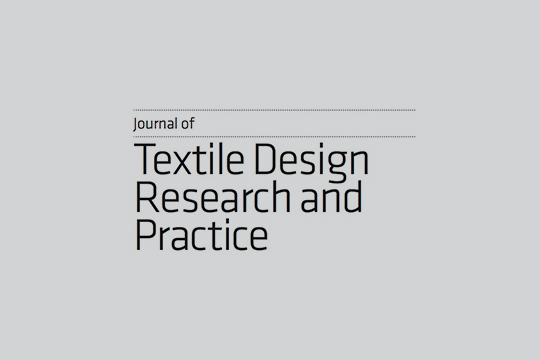 Image for Journal of Textile Design Research and Practice